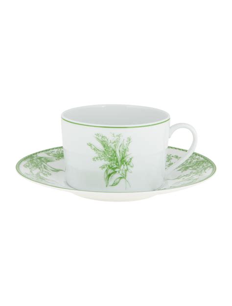 dior lily of the valley tea set